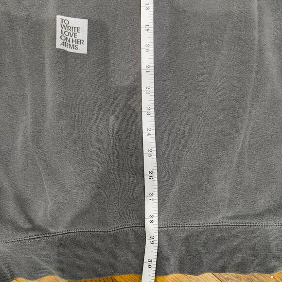 TWLOHA grey hoodie, the world needs your presence not your perfection - Picture 8 of 8